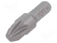 Screwdriver bit; Pozidriv®; PZ4; 1/4"; Overall len: 25mm BETA