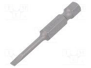 Screwdriver bit; slot; 3,0x0,5mm; Overall len: 50mm BETA