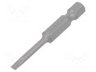 Screwdriver bit; slot; 3x0.5mm; Overall len: 50mm BETA