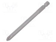 Screwdriver bit; Phillips; PH2; Overall len: 100mm BETA