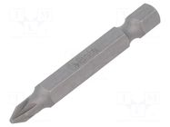 Screwdriver bit; Pozidriv®; PZ1; 1/4"; Overall len: 50mm BETA