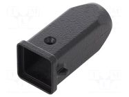 Enclosure for connectors: HDC; size 21.21; for cable; for latch ILME