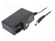 Power supply: switching; mains,plug; 15VDC; 1.25A; 18W; Plug: none XP POWER