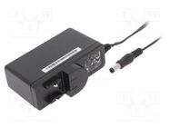 Power supply: switching; mains,plug; 15VDC; 1.6A; 24W; Plug: none XP POWER