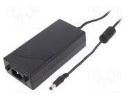 Power supply: switching; 15VDC; 4.3A; Out: 5,5/2,5; 65W; 80÷264VAC XP POWER