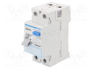 RCD breaker; Inom: 16A; Ires: 30mA; Max surge current: 250A; 240VAC HAGER