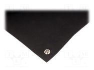 Mat: bench; ESD; black; L: 0.7m; Width: 0.5m; Thick: 2mm; 130°C ANTISTAT