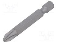 Screwdriver bit; Phillips; PH2; Overall len: 50mm BETA