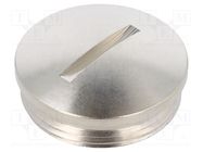 Cable gland; PG36; IP68; stainless steel; HSK-INOX HUMMEL