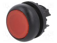 Switch: push-button; 22mm; Stabl.pos: 1; red; M22-FLED,M22-LED EATON ELECTRIC