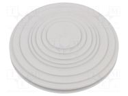 Grommet; Ømount.hole: 90mm; PVC; Øcable: 28÷87mm; Øout: 98mm 