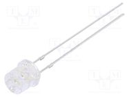 LED; UV; 140°; 20mA; P: 114mW; 400÷410nm; 3÷3.8VDC; THT OPTOSUPPLY