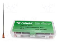 Needle: steel; 4"; Size: 15; straight; 1.37mm; Mounting: Luer Lock FISNAR