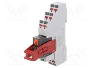 Relay: interface; DPDT; Ucoil: 230VAC; 8A; 8A/250VAC; 8A/24VDC RELPOL