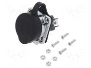 Connector: circular; socket; size 28; 02; female; PIN: 3; 500V; 43A LUTRONIC