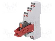 Relay: interface; SPDT; Ucoil: 230VAC; 16A; 16A/250VAC; 16A/24VDC RELPOL