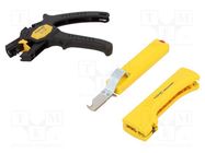 Kit; for stripping wires; Wire: round,flat; case JOKARI