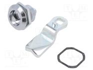 Lock; cast zinc; 28mm; Kind of insert bolt: T7 ELESA+GANTER