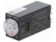 Timer; 0,1s÷10min; DPDT; 250VAC/5A; Usup: 200÷230VAC; socket; PIN: 8 OMRON