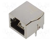 Connector: RJ45; socket; PIN: 8; gold-plated; Layout: 8p8c; on PCBs PHOENIX CONTACT