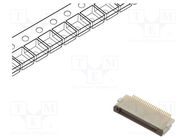 Connector: FFC/FPC; horizontal; PIN: 24; bottom contacts,ZIF; SMT HIROSE