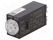 Timer; 0,1s÷10min; DPDT; 250VAC/5A; Usup: 100÷120VAC; socket; PIN: 8 OMRON