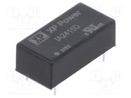 Converter: DC/DC; 1W; Uin: 24V; Uout: 15VDC; Uout2: -15VDC; Iout: 33mA 