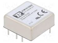 Converter: DC/DC; 15W; Uin: 9÷18VDC; Uout: 5VDC; Iout: 3000mA; 1"x1" XP POWER