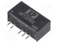 Converter: DC/DC; 3W; Uin: 12VDC; Uout: 5VDC; Uout2: -5VDC; SIP; THT XP POWER