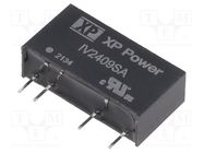 Converter: DC/DC; 1W; Uin: 24V; Uout: 9VDC; Iout: 112mA; SIP; 80kHz XP POWER