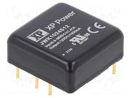 Converter: DC/DC; 10W; Uin: 9÷36VDC; Uout: 12VDC; Iout: 125mA; 1"x1" XP POWER