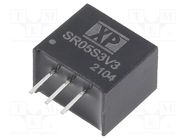 Converter: DC/DC; Uin: 4.75÷34V; Uout: 3.3VDC; Iout: 500mA; SIP3 XP POWER