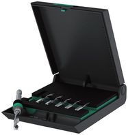 847/7 Set Combination Drill Bits Set, 1 x 1/4"x50; 1 x 2.5x36.0xM 3; 1 x 3.3x39.0xM 4; 1 x 4.2x41.0xM 5; 1 x 5.0x44.0xM 6; 1 x 6.8x51.0xM 8; 1 x 8.5x59.0xM 10, Wera