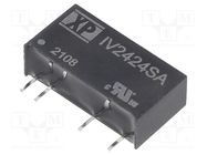 Converter: DC/DC; 1W; Uin: 24V; Uout: 24VDC; Iout: 42mA; SIP; 80kHz XP POWER