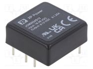 Converter: DC/DC; 30W; Uin: 18÷36V; Uout: 12VDC; Uout2: -12VDC; 1"x1" XP POWER