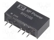 Converter: DC/DC; 2W; Uin: 12V; Uout: 15VDC; Uout2: -15VDC; Iout: 66mA XP POWER