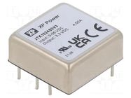 Converter: DC/DC; 15W; Uin: 9÷36VDC; Uout: 3.3VDC; Iout: 4A; 1"x1" XP POWER