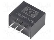 Converter: DC/DC; Uin: 4.75÷36V; Uout: 3.3VDC; Iout: 500mA; SIP3 XP POWER