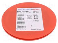 Markers; Marking: 6; 4÷9mm; PVC; blue; -65÷105°C; leaded; HGDC4-9 HELLERMANNTYTON