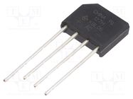 Bridge rectifier: single-phase; Urmax: 600V; If: 4A; Ifsm: 200A VISHAY