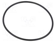 O-ring gasket; NBR caoutchouc; Thk: 2mm; Øint: 57mm; M63; black 