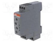 Timer; 0,05s÷100h; DPDT; 24÷240VAC; 24÷48VDC; -20÷60°C; IP20 ABB