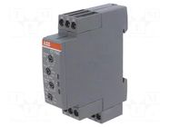 Timer; 0,05s÷100h; DPDT; 24÷240VAC; 24÷48VDC; -20÷60°C; IP20 ABB