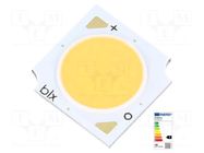Power LED; COB; 9.3W; 3500K; 1124lm; 120°; CRImin: 95; Front: flat BRIDGELUX