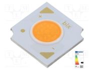 Power LED; COB; 120°; 350mA; P: 12.4W; 1101lm; 13.5x13.5x1.65mm BRIDGELUX