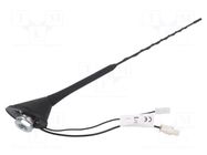 Antenna; car top,automotive; 405mm; AM,FM; universal; 180mm; 12VDC MTA