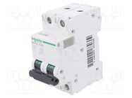 Circuit breaker; 500VDC; Inom: 0.5A; Poles: 2; Charact: C; 20kA; IP20 SCHNEIDER ELECTRIC