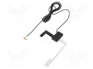 Antenna; 8dBi; DAB; 50Ω; black; 5VDC,12VDC; RG174; -40÷85°C 4CARMEDIA