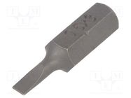 Screwdriver bit; slot; 3,0x0,5mm; Overall len: 25mm BETA