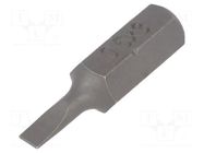 Screwdriver bit; slot; 3x0.5mm; Overall len: 25mm BETA